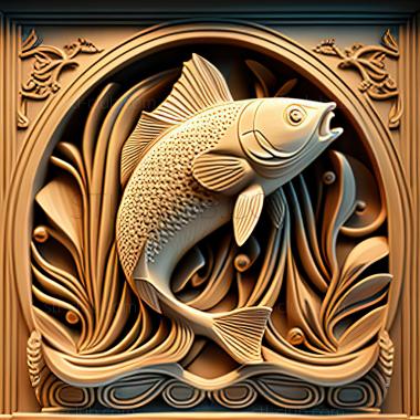 3D model st Kallicht fish (STL)